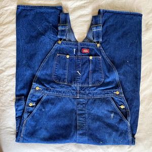 Dickies Stonewashed Indigo Bib Overalls 38